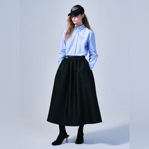 Mardi Mercredi Crepe Volume Maxi Skirt
